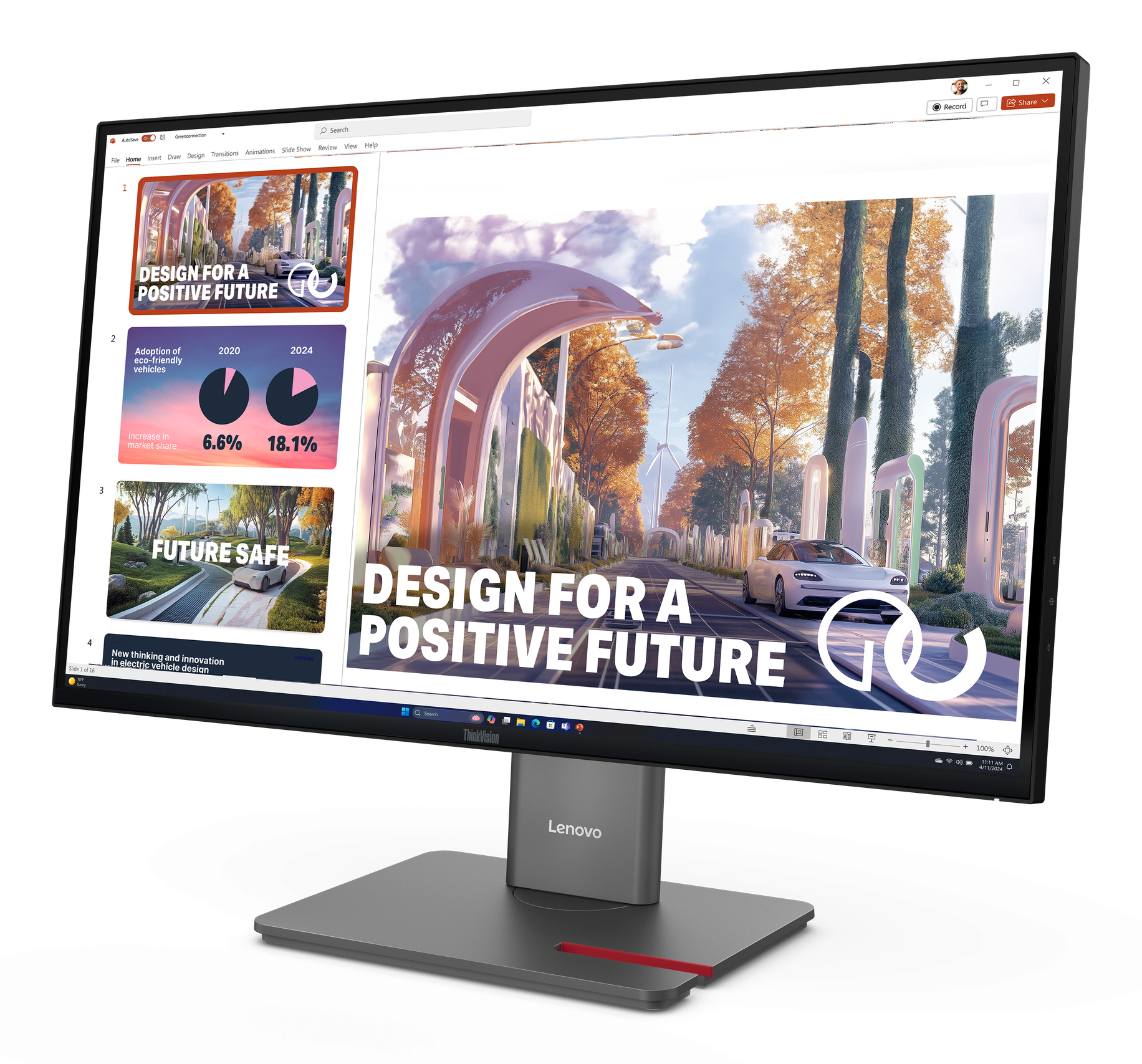 Lenovo ThinkVision P27QD-40, 60,5cm (27") schwarz, Höhenverstellbar | KPS-ready
