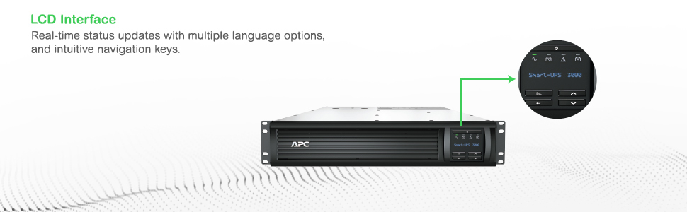 APC Smart-UPS 3000VA LCD USB + RS232 2U Rack