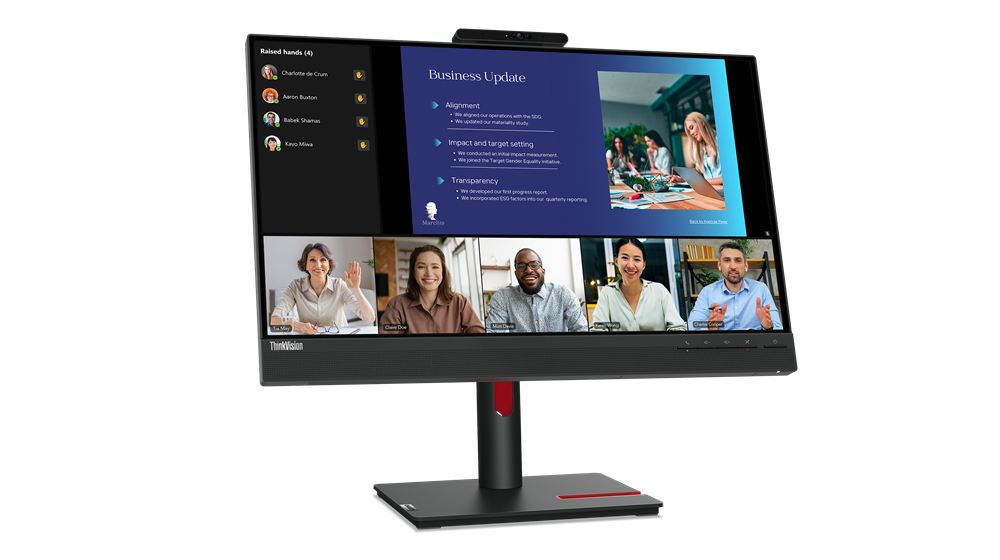 Lenovo ThinkVision T24v-30 60,5cm (23,8") schwarz | KPS-ready und ECORO-ready Lenovo ThinkVision T24v-30 60,5cm (23,8") schwarz | KPS-ready und ECORO-ready