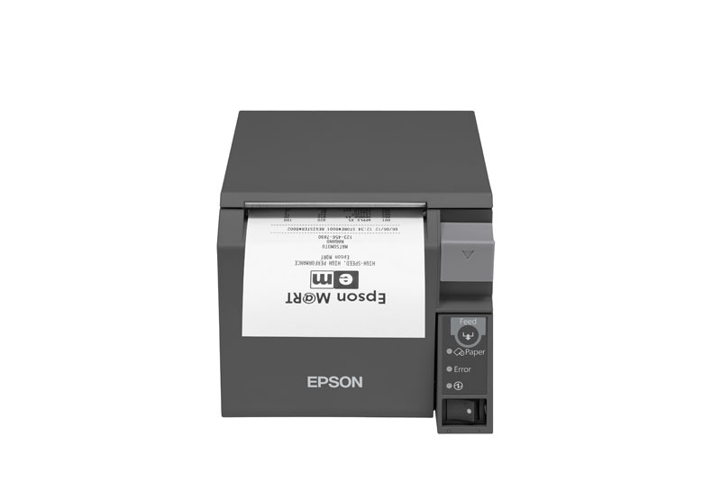 TM-T70II Thermo-Bon-Drucker USB dunkelgrau