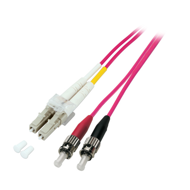 LWL-Patchkabel 50/125 LC/ST Duplex OM4 3m LWL-Patchkabel 50/125 LC/ST Duplex OM4 3m