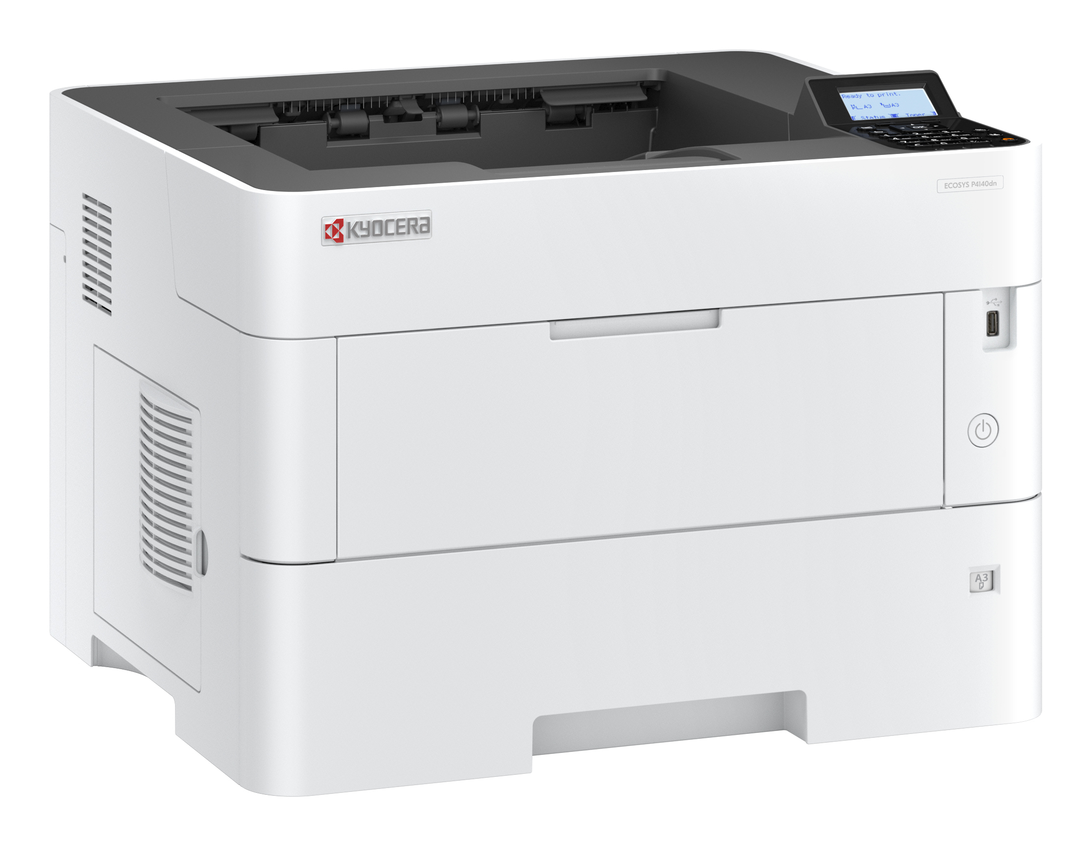 Kyocera ECOSYS P4140dn A3 s/w 40S/min | MHS- und ECORO-ready Kyocera ECOSYS P4140dn A3 s/w 40S/min | MHS- und ECORO-ready