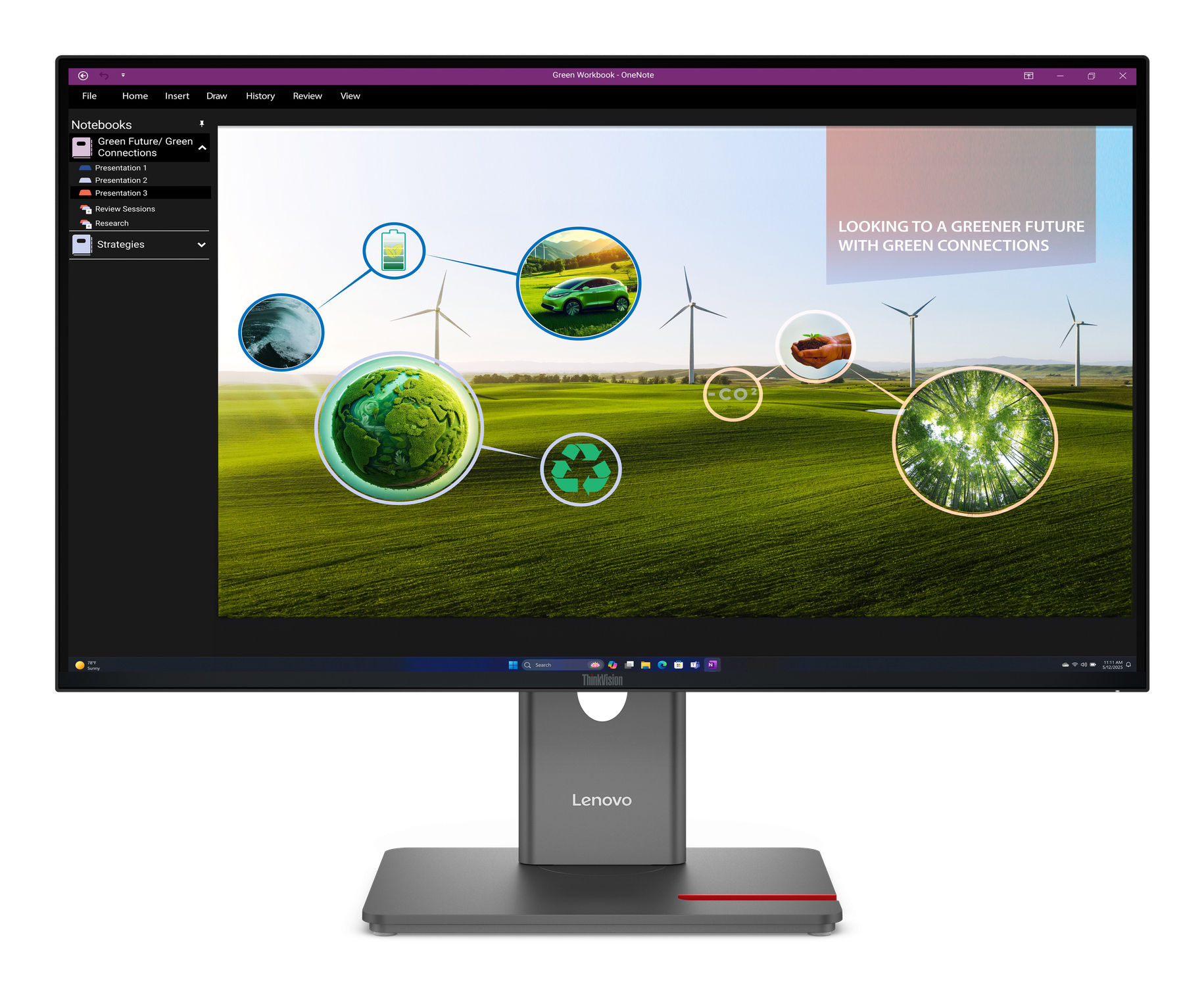 Lenovo ThinkVision P27q-40, 60,5cm (27") schwarz, Höhenverstellbar
