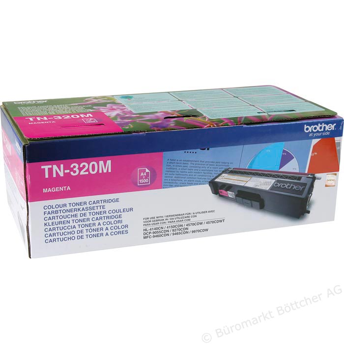 Brother Toner TN320M 1500 Seiten magenta Brother Toner TN320M 1500 Seiten magenta