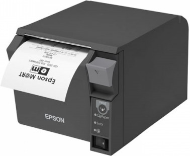 TM-T70II Thermo-Bon-Drucker USB dunkelgrau