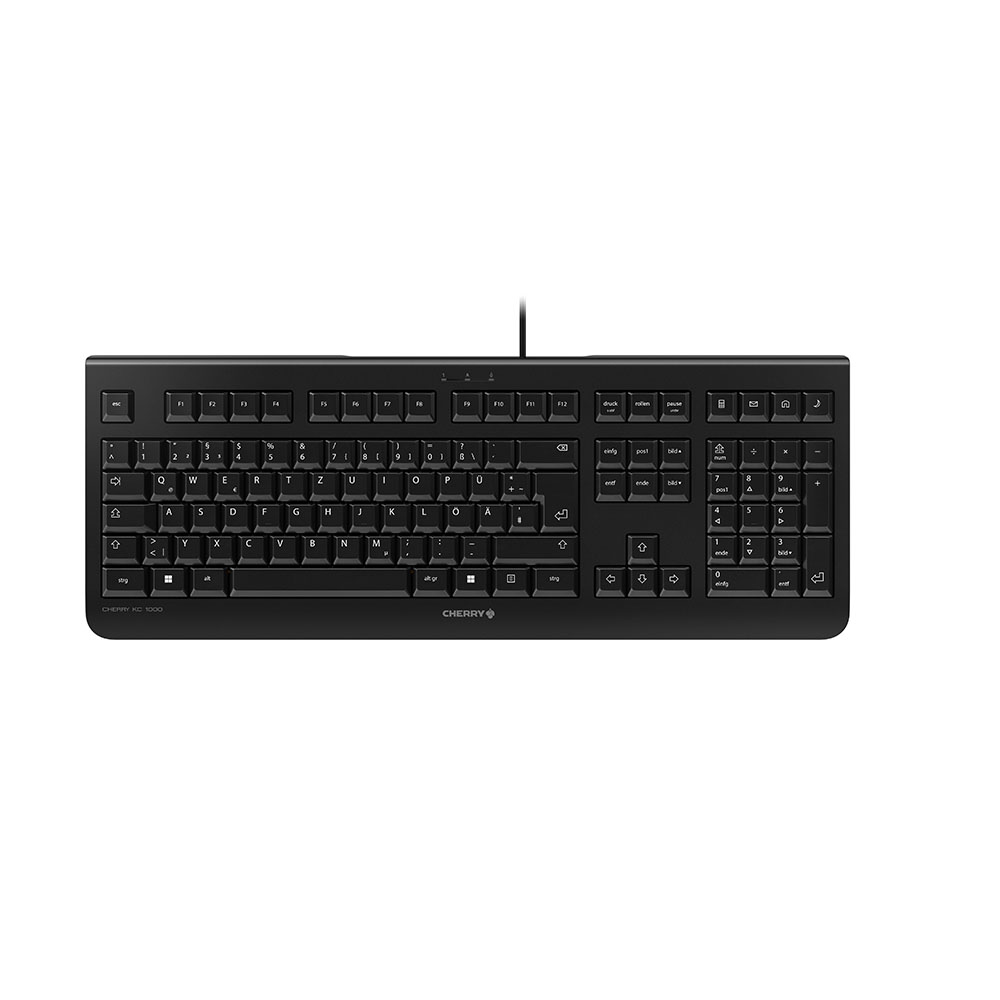 Cherry KC 1000 Tastatur DE USB schwarz Cherry KC 1000 Tastatur DE USB schwarz