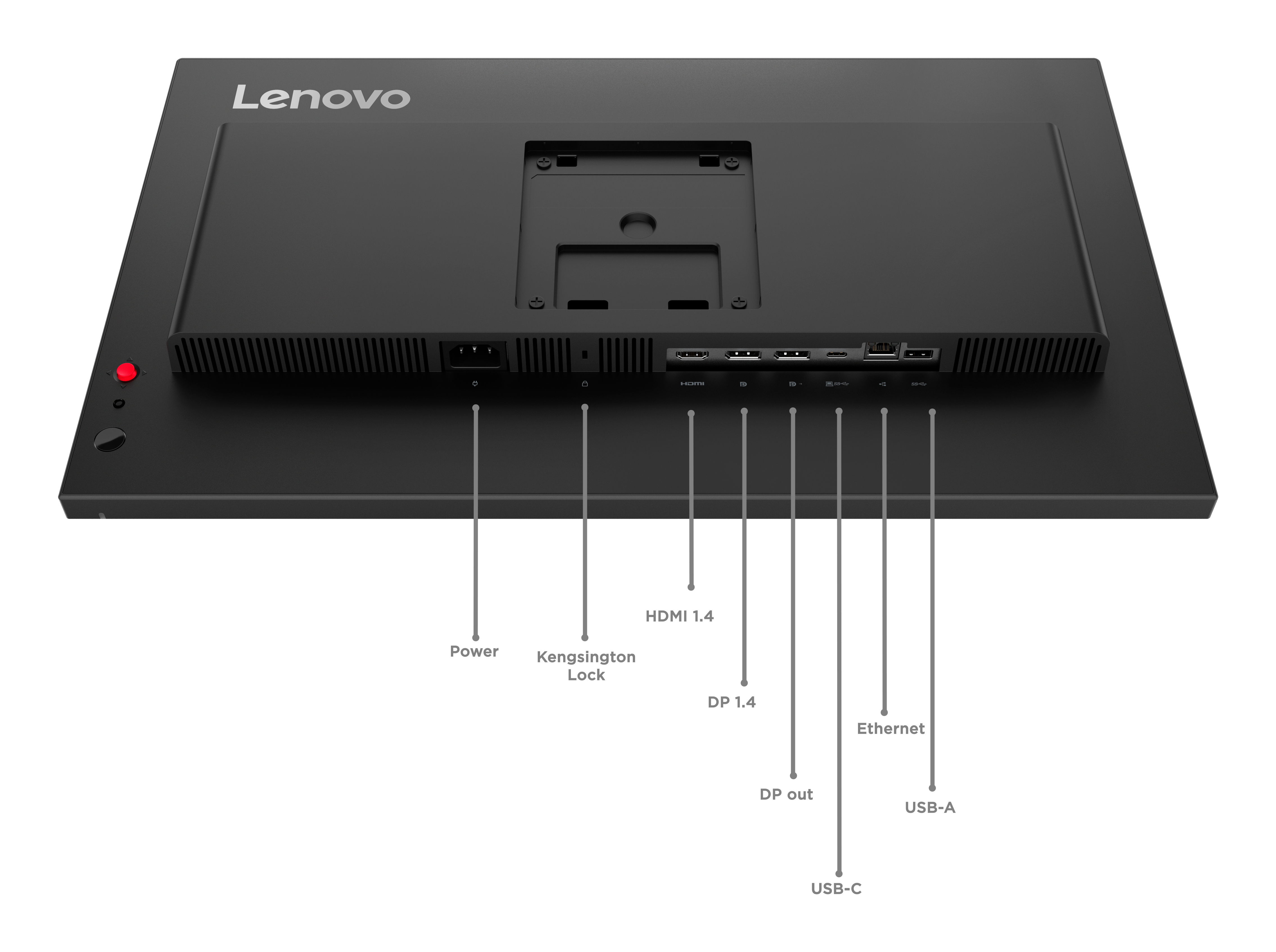 Lenovo ThinkVision T24D-40 60,96 cm (24") schwarz, Höhenverstellbar
