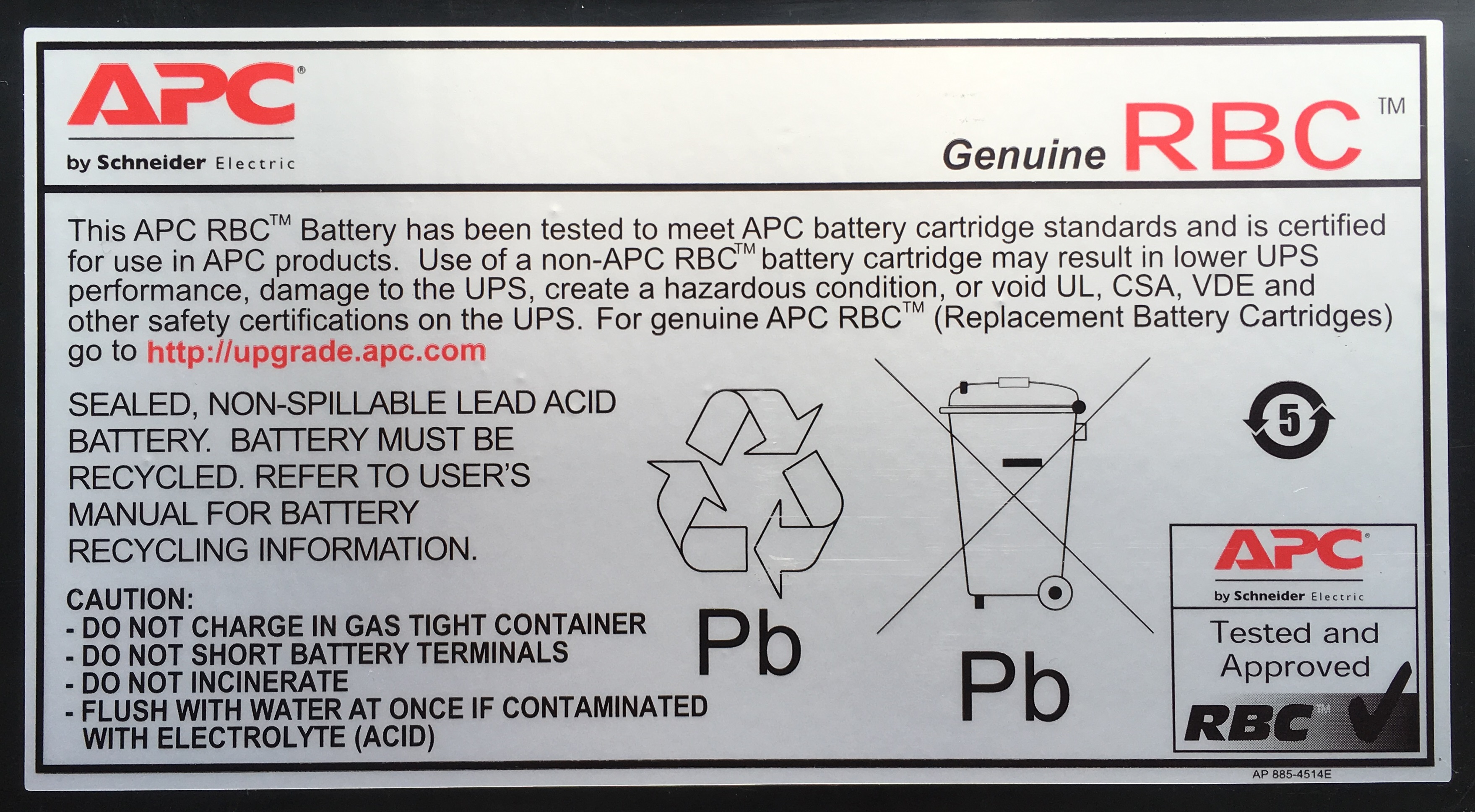 Akku für APC 1400/1500 USV RBC7 Akku für APC 1400/1500 USV RBC7